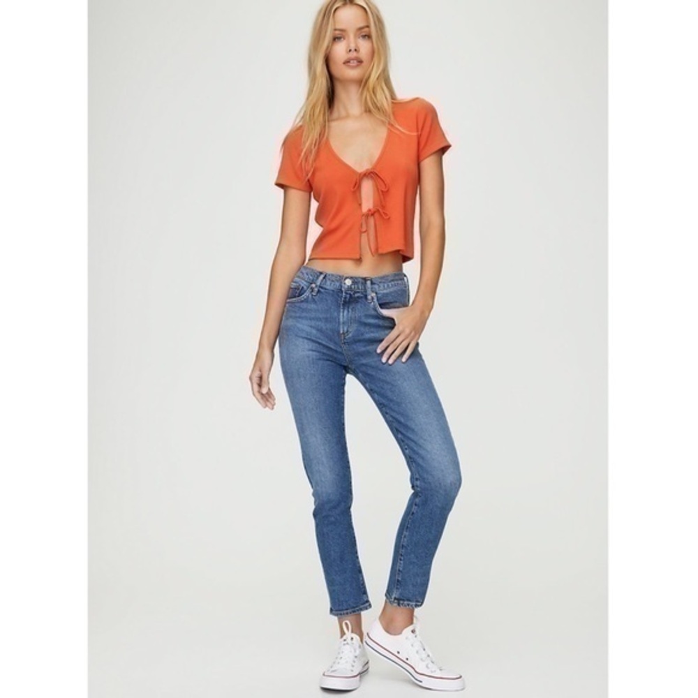 AGOLDE Tony Mid Rise Straight Jeans